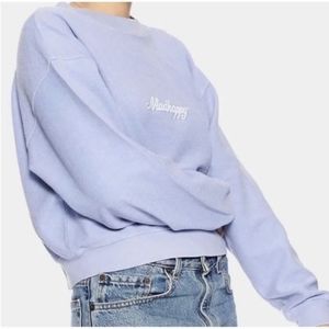 🆕️ Madhappy Crewneck French Terry Pullover Sweatshirt in Powder